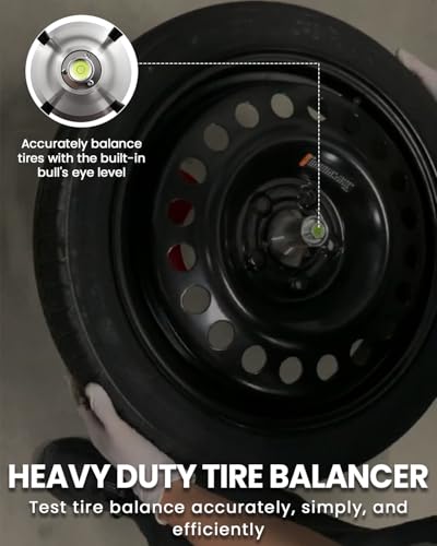 SIXIWANZI Tire Balancer, Portable Bubble Wheel Balancer for Cars and Trucks