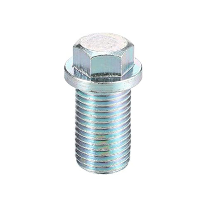 X AUTOHAUX 2 Set M14x1.5 Car Engine Oil Drain Plug with Washer A1119970330 for Mercedes-Benz C320 2001-2005 Steel Silver Tone