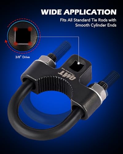 Orion Motor Tech Inner Tie Rod Removal Tool, 3/8'' Low-Profile Inner Tie Rod Tool and 27-44mm Tie Rod End Wrench Tool with 1/2" Drive, Universal Tie Rod Tool