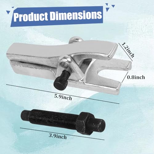 Car Ball Joint Separator, Adjustable Vehicle Ball Joint Removal Tool for Separating Arms Tie Rods, Heavy Duty Automotive Tie Rod Puller, Universal for SUV Automobile Truck