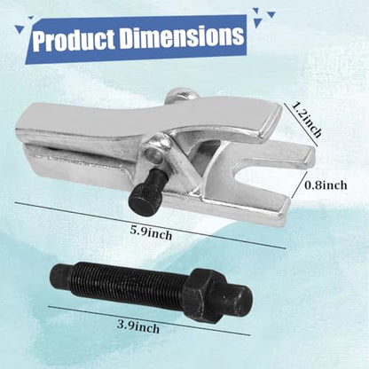 Car Ball Joint Separator, Adjustable Vehicle Ball Joint Removal Tool for Separating Arms Tie Rods, Heavy Duty Automotive Tie Rod Puller, Universal for SUV Automobile Truck