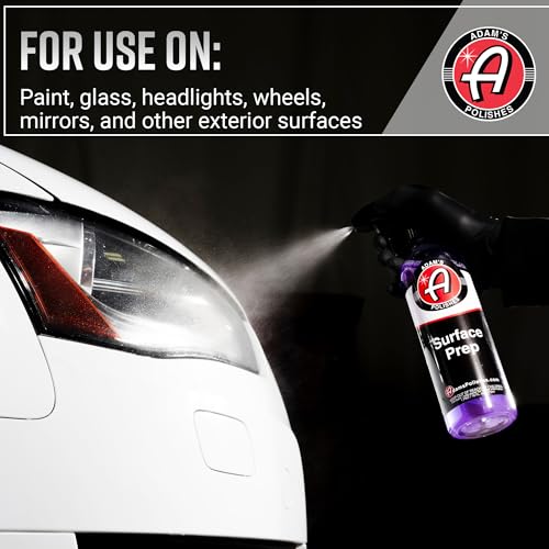 Adam's Polishes Surface Prep (16oz) - A Surface Cleanser Spray for Auto Paint Prep to Apply Any Ceramic Coating, Car Wax, or Spray Sealant | Use After Clay Bar, Car Wash & Orbital Polisher Treatment - size: 16 fl. oz