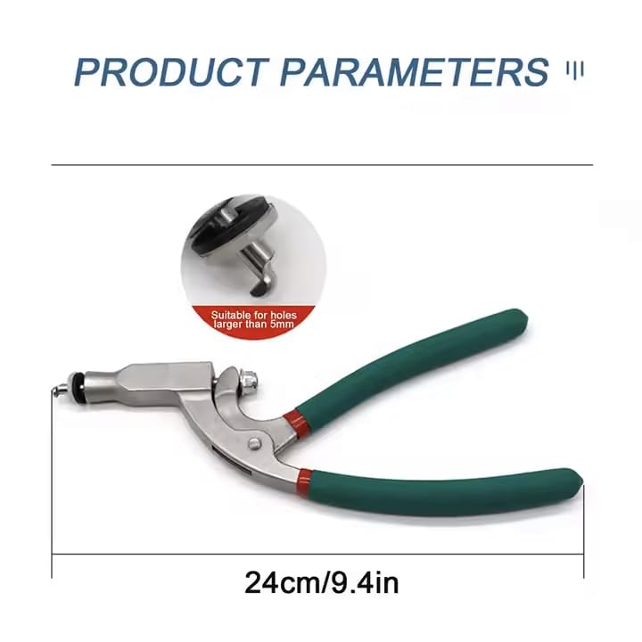 CXGS Car Dent Remover Tool Paintless Dent Repair Kit Car Hood Repair Tool Plier Auto Door Fender Edge Repair Tool Dent Edge Pliers - color: Green- Flat Hole Pliers