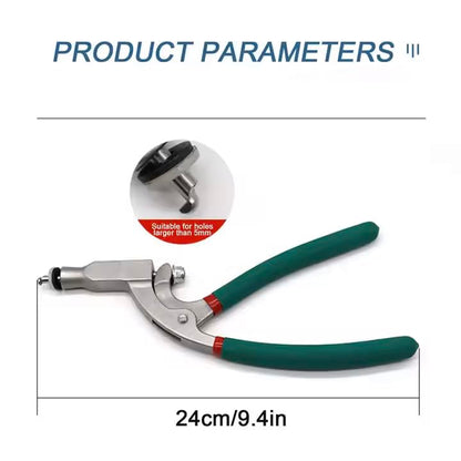 CXGS Car Dent Remover Tool Paintless Dent Repair Kit Car Hood Repair Tool Plier Auto Door Fender Edge Repair Tool Dent Edge Pliers - color: Green- Flat Hole Pliers
