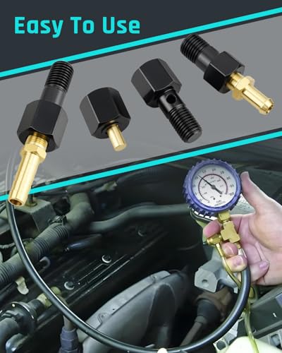 Fuel System Test Fitting Adapter Kit Fit for the 5.9L Cummins Diesel 9011 9012 9013 9014 Fuel System