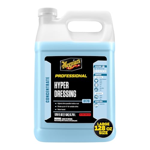 Meguiar's D17001 Hyper Dressing -1 Gallon â€“ Give Your Carâ€™s Trim Pieces the Best Shine & Gloss, Factory,128 Fl Oz (Pack of 1) - size: 128 Fl Oz (Pack of 1)