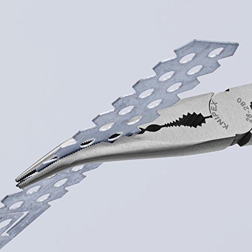 Knipex Tools 28 81 280 11" Extra Long Needle Nose Pliers - Angled, - style: Angled Head