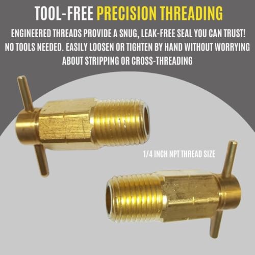 Manifold and Block Drain Plug Kit compatible with Mercruiser, OMC, Volvo Penta and many others.