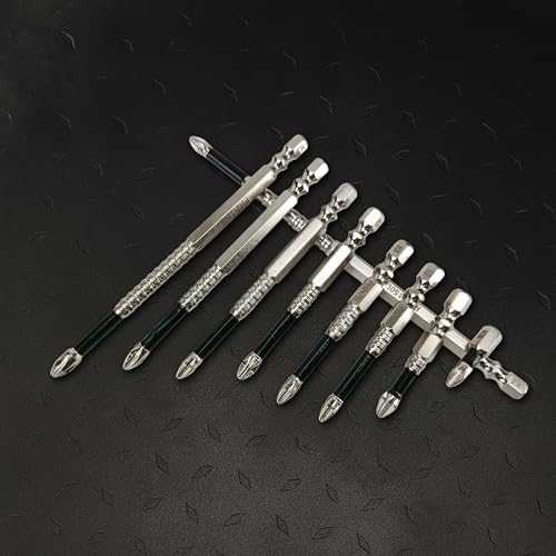 9PCS High Magnetic Screwdriver Drill Bit Set 2025 Upgrade, Premium Universal Strong Durability Anti-Slip Anti-Shock Impact Driver Bit for Home DIY Profession, Electric Screwdriver Hexagonal Shank