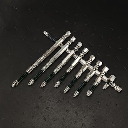 9PCS High Magnetic Screwdriver Drill Bit Set 2025 Upgrade, Premium Universal Strong Durability Anti-Slip Anti-Shock Impact Driver Bit for Home DIY Profession, Electric Screwdriver Hexagonal Shank
