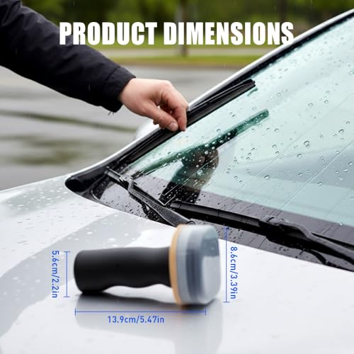 2026 Handheld Glass Oil-Film Remover, New Upgrade Emulsion Cleaner Glass Cleaning Board for Cars, Multifunctional Oil Film Remover for Windshield, Car Glass Brush for Car Maintenance (1, 100g) - size: 3.5 Ounce (Pack of 1)