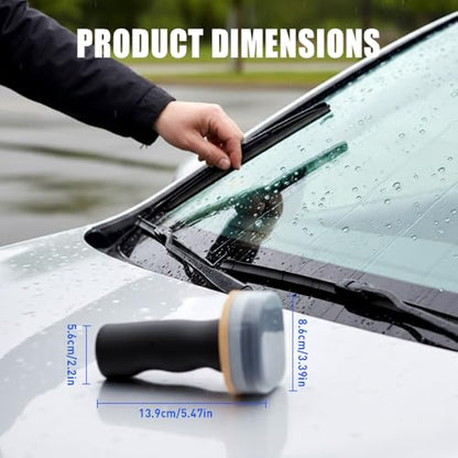2026 Handheld Glass Oil-Film Remover, New Upgrade Emulsion Cleaner Glass Cleaning Board for Cars, Multifunctional Oil Film Remover for Windshield, Car Glass Brush for Car Maintenance (1, 100g) - size: 3.5 Ounce (Pack of 1)