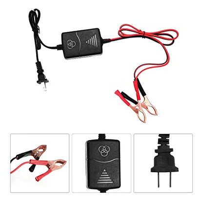 12V Sealed Lead Acid (SLA) Battery Charger 1000mA, Battery Charger Maintainer 12v Trickle Charger for Boats Motorcycles ATVs Riding Mowers & Car Truck SUV RV