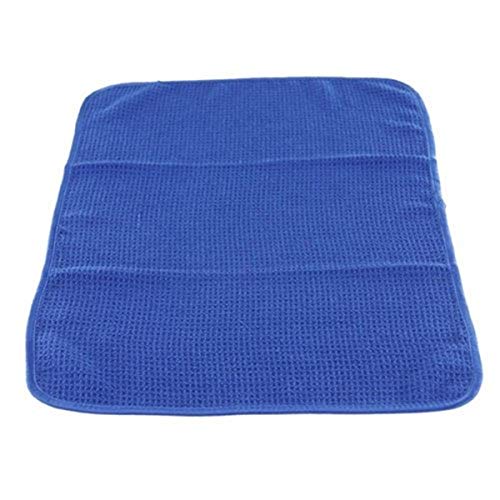 Chemical Guys Waffle Weave Glass Towel, Microfiber Towel, Blue 24 x 16 | For streak-free cleaning on cars, home glass, windows and mirrors, 7x absorbent streak-free glass cloth - color: Light Blue, size: 24"x 16"