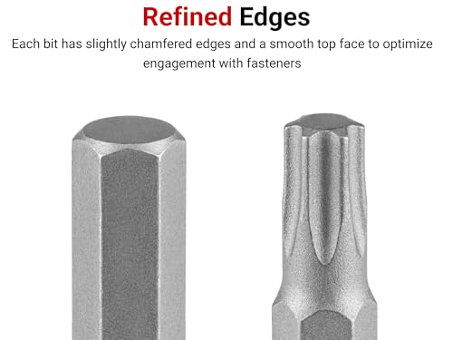 TEKTON 3/8 Inch Drive Long Torx Bit Socket Set, 12-Piece (T10-T60) | SHB91305 - size: 12-Piece (T10-T60)