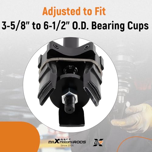 maXpeedingros Universal Bearing Cup Installer, Bearing Cup Remover Installer Adjusted to Fit for 11000 to 50000lb 3-5/8" to 6-1/2" O.D. Bearing Cups | Universal Bearing Cup Remover Installer Adjusted