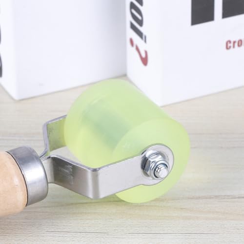 GANAZONO Car Tire Repair Roller Bearing Tool for Tire Patch Repairs with Sturdy Wood and Metal Construction Labor-saving Design Ensures Good Adhesion