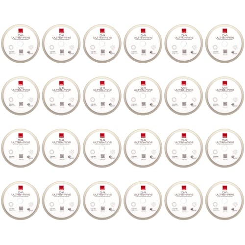 RUPES 9.DA180S Pack of 24 White D-A Ultra-Fine Polishing Foam Pads 180mm | Ideal for Paint Correction & Gloss Enhancement | Extremely Fine Defect Removal | Compatible with 6" Backing Plate - size: Ultrafine 180mm, style: Pack of 24