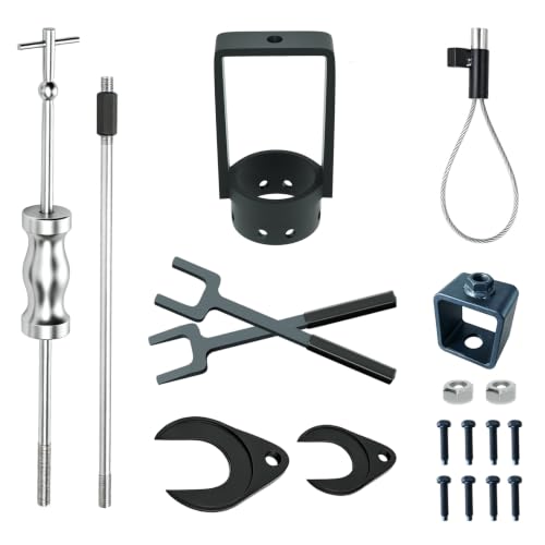 SHOOSHINE CV Axle Removal Tool, Steel CV Axle Puller, Universal Fit Automotive Puller Set (CV Axle Removal Tool with Axle Popper) - size: CV Axle Removal Tool with Axle Popper