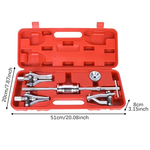 harayaa 1 Piece Slide Puller Set 3 Jaw Gear Bearing Tools Universal Internal External Gear Pulley Puller Metal Device Efficient Removal Portable Automotive