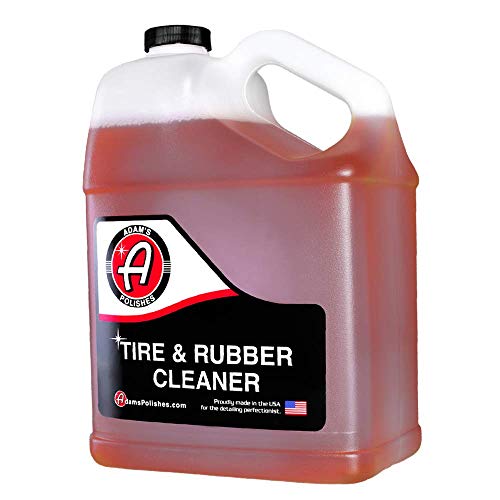 Adam's Polishes Tire & Rubber Cleaner (Gallon) - Removes Discoloration From Tires Quickly - Works Great on Tires, Plastic Trim, and Rubber Floor Mats - size: 128 Fl Oz (Pack of 1)