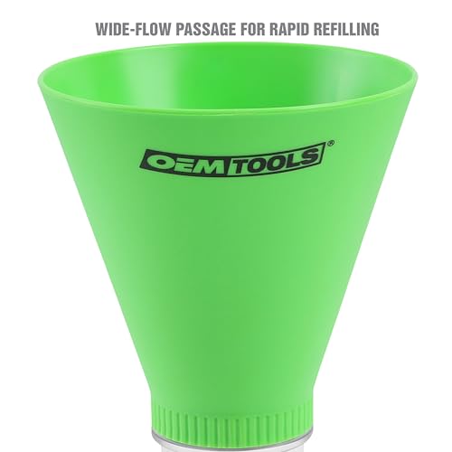 OEMTOOLS 87022 No Spill Oil Funnel, No Spill Oil Funnel Kit Compatible with Acura, Honda, Hyundai, Infiniti, Kia, Land Rover, Nissan, and Suzuki, Funnels for Automotive Use - size: Honda, Acura and Nissan