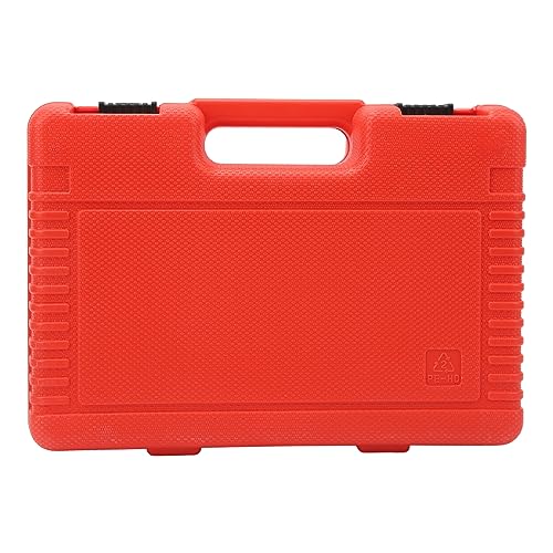Coolant Refill Tool Kit | 90psi Pressure Tester with Accurate Gauge & Flexible Hose | Universal Radiator Vacuum Filler for Cars/Trucks/SUVs | 4 - Piece Kit with Storage Box