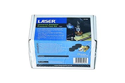 Laser 8106 Universal Radiator Pressure Test Kit 4pc