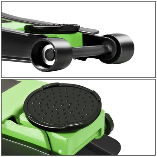 DNA Motoring Low Profile Hydraulic Trolley Service/Floor Jack, 4 Ton (8000 lbs) Capacity, Lifting Range 4.5"-20", Green, TOOLS-00307-GR - color: Green, style: 4 ton