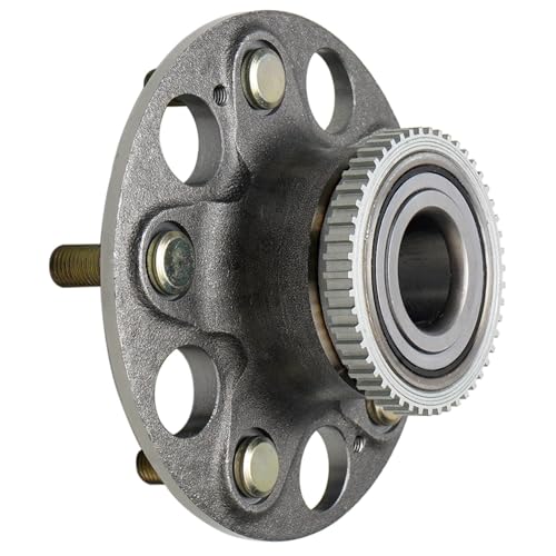 Detroit Axle - Pair Rear Wheel Bearing Hubs for Acura 2002-2006 RSX 2004-2005 Honda Civic, Wheel Hub Bearings Assembly Replacement [5 Lug w/ABS] - style: 512259-DA x2/Pair