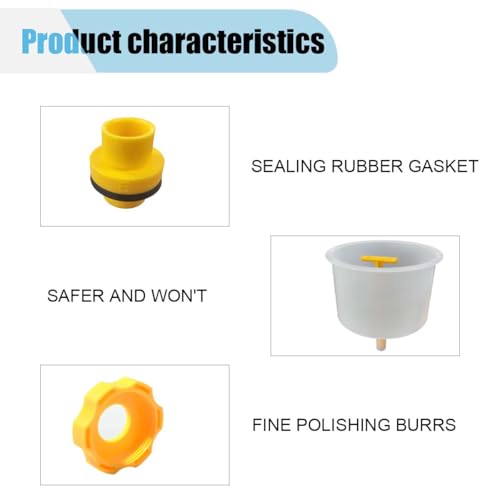 Spill Proof Coolant Funnel Kit, No Spill Radiator Bleeder Funnel Fill Kit, Coolant Filling Funnel Radiator Filler with Adapters, Universal Automotive Antifreeze Bleeder for Most Vehicles