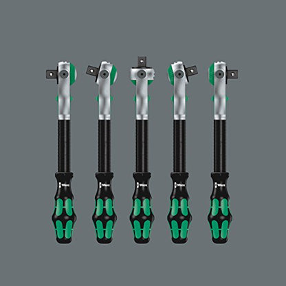 Wera 05004076001 8100 SC 6 Zyklop Metric Speed Ratchet Set, 25 Piece, 1/2" Drive
