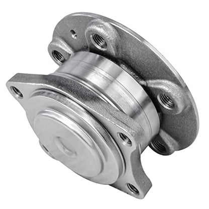 Detroit Axle - Pair Rear Wheel Bearing and Hubs Assembly for Volvo S60 2001-2009, S80 1999-2006, S70 2001-2007, FWD Only, 512233 - style: 512233 x2/Pair