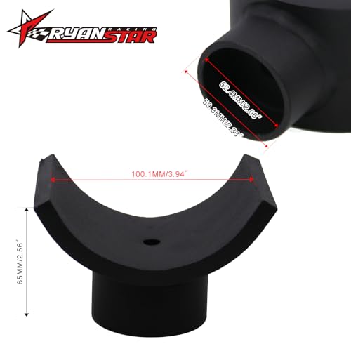 RYANSTAR RACING 4" Lifting Axle Saddle Axle Adapter Compatible with Hydraulic Jack Bottle Jack Floor Jack Made of Stell Black - size: 4" Adapter