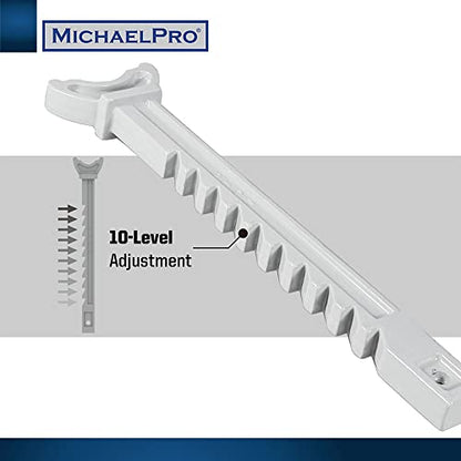 MichaelPro MP017002 6 Ton Double Pin Jack Stands | Premium Forged Steel Ratchet Bar Provides Greater Safety | 1 Pair