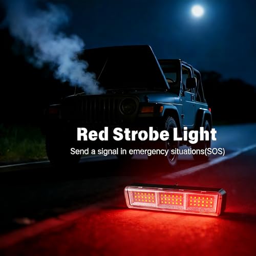 1800 Lumens Solar Magnetic Work Light with 5 Modes&1/4 Inch Tripod Mount,7 Inch Rechargable LED Handheld Flashlight,Hanging Light for Outdoor,Camping,Emergency,Car Repair,Powered by Solar/USB - style: S0