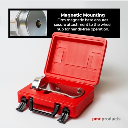 PMD Products Magnetic Camber, Caster & KPI Alignment Gauge - Precision Wheel Alignment Tool for Accurate Steering Adjustment | Part 916