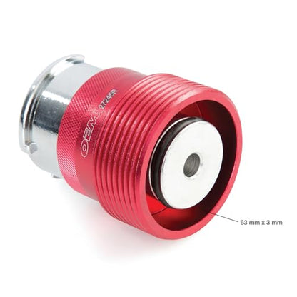 Radiator Pressure Tester Adapter 57mm for Volkswagen 1990–1998 – Cooling System Radiator Cap Adapter – OEMTOOLS 27242R