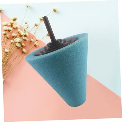 Luxshiny Automotive Car Buffing Pad Cone Shaped Burnishing Sponge for Wheel Hub Cleaning Tapered Design for Uneven Surfaces Reusable Polishing Tool for Cars Boats Motorcycles