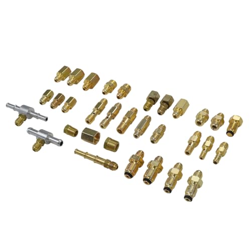 Pro Master Fuel Injection Pressure Tester Kit - Perform Fuel Pressure Testing, Diagnose Weak Fuel Pumps, Test Fuel Flow, and Leak-Down - Works on Vehicles 1997 and Newer