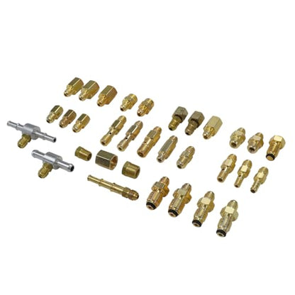 Pro Master Fuel Injection Pressure Tester Kit - Perform Fuel Pressure Testing, Diagnose Weak Fuel Pumps, Test Fuel Flow, and Leak-Down - Works on Vehicles 1997 and Newer