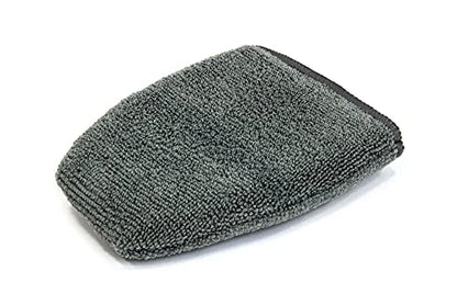 Autofiber [Finger Applicator] Microfiber Fingertip Mitt Applicator (5 in. x 4 in.) 6 Pack (Gray)