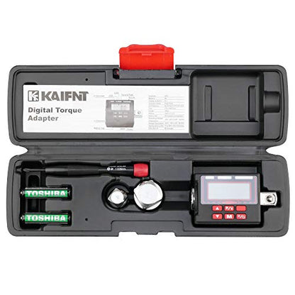 K553 Digital Torque Adapter, 1/2-Inch 12 to 250 ft·lbs, Buzzer/LED Flash Notification, Dual Direction - size: 12-250 ft·lbs