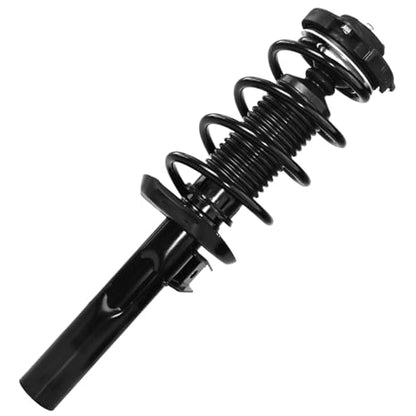 Detroit Axle - 4pc Front Struts Kit for 2012-2019 Volkswagen Beetle, 2013 | 2014 2015 2016 2017 2018 Passenger and Driver Side 2 Struts with Coil Springs 2 Lower Control Arms w/Ball Joints Replacement - size: 4CQ472523/Big Kit