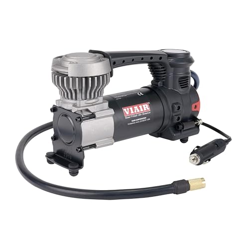VIAIR 85P - 00085 Tire Inflator Portable Air Compressor for Car, Truck & SUV 12V On/Offroad Tire Pump Air Compressor Portable Heavy Duty 60 PSI, Cigarette Plug, Twist Chuck - size: Twist on Chuck, style: Analog Manual/Twist On
