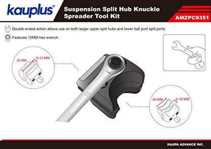 Suspension Strut Spreader Tool - Shock Absorber Ram Strut Remover, Ball Joint Spliter