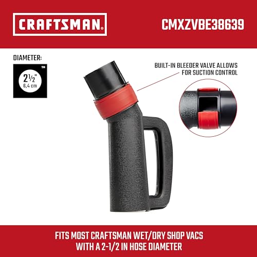CRAFTSMAN CMXZVBE38639 2-1/2 in. Hose Grip Handle Wet Dry Vac Attachment - style: Hose Grip