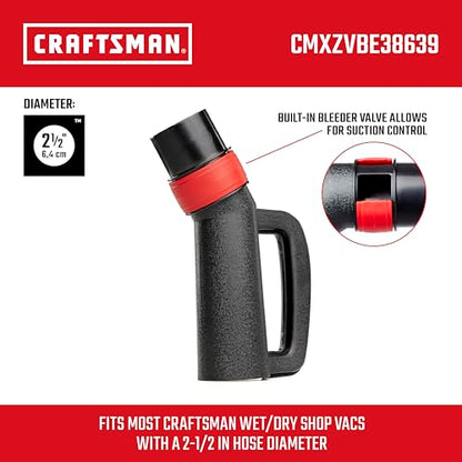 CRAFTSMAN CMXZVBE38639 2-1/2 in. Hose Grip Handle Wet Dry Vac Attachment - style: Hose Grip