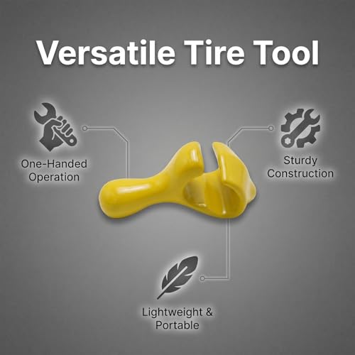 Yellow Coated Bead Keeper Tire Changer Tool, Heavy Duty Tire Mounting Tool for Cars and Motorcycles, Ideal for Garage and Outdoor Tire Changes - size: Yellow