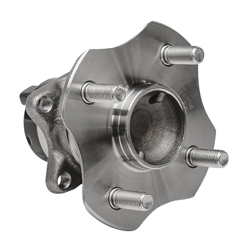 Detroit Axle - Pair Rear Wheel Bearing and Hubs Assembly for 2000-2005 Toyota Echo, 2004-2006 Scion xB xA, 4 Lugs w/ABS - style: 512209 x2/Pair